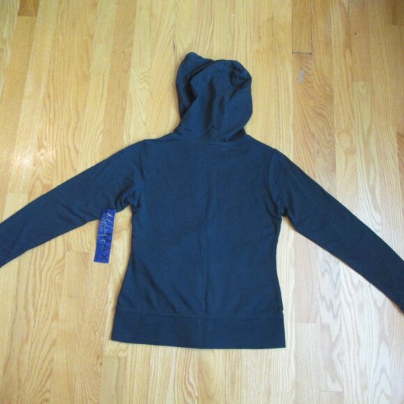 MILEY CYRUS / MAX AZRIA GIRL'S SZ M (10-14) JACKET BLACK HOODIE LS KNIT HOOD NWT - Picture 9 of 14